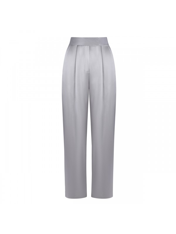 Dania wide leg silk trouser