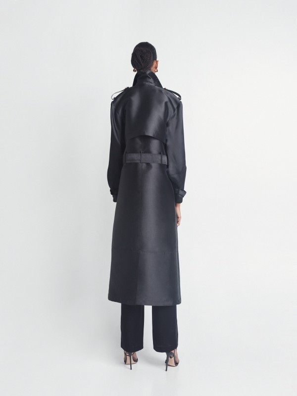 Muva double breasted trench coat 